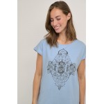 Cream T-shirt CRPella Airy Blue
